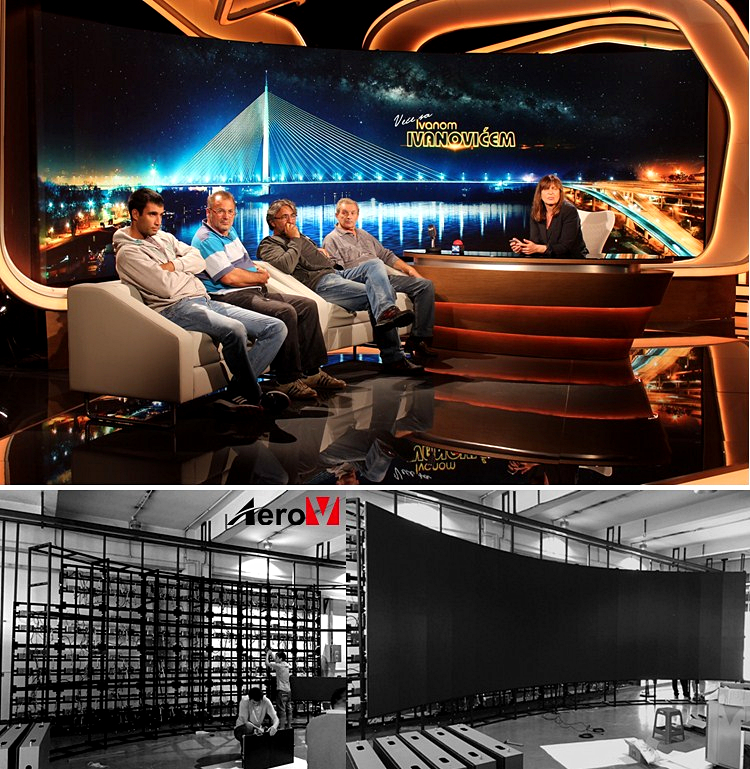 2.7 TV studio LED screen